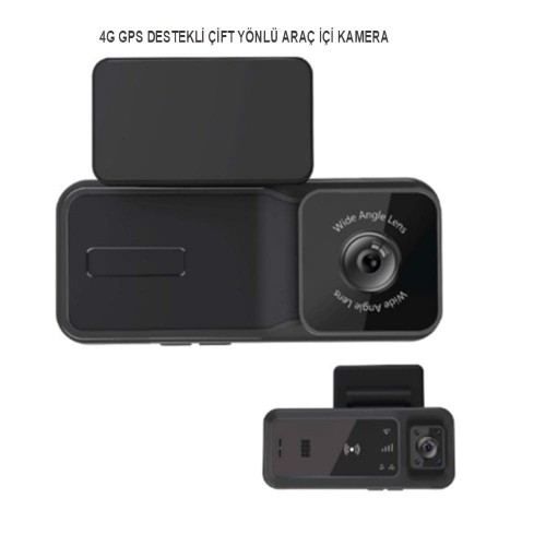 PX-X607 4G GPS ÇİFT YÖNLÜ ARAÇ İÇİ KAMERA