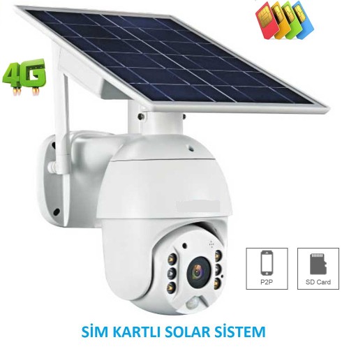 Güneş enerjili kamera