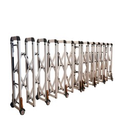 Katlanabilir Sürgülü Akordiyon Bariyer Sistemi